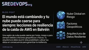 El mundo está cambiando y tu nube puede caerse para siempre: lecciones de resiliencia de la caída de AWS en Bahréin