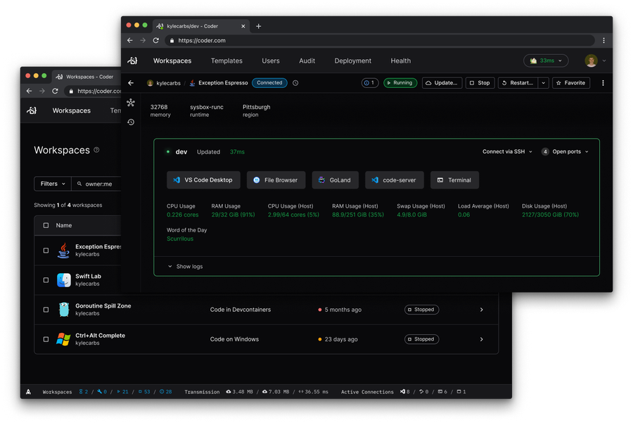 Coder: Low cost, self hosted Cloud Development Environments