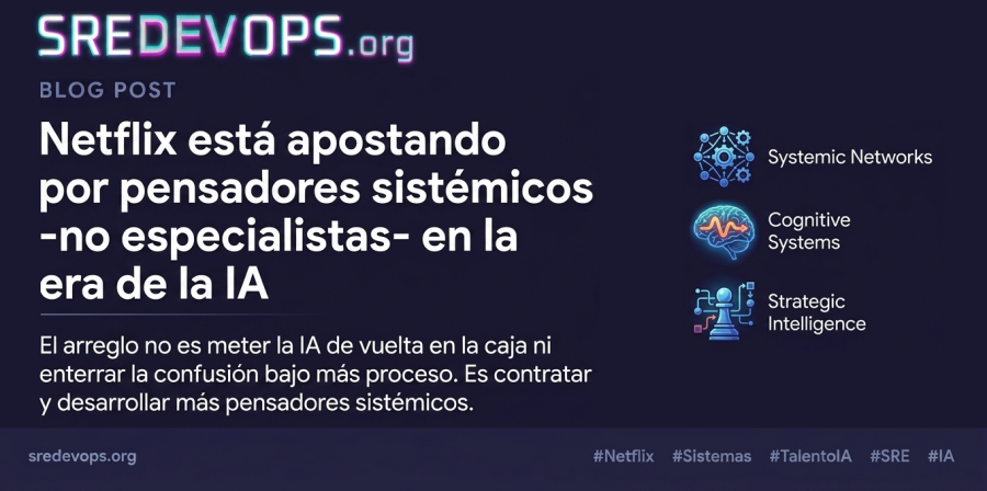 Netflix está apostando por pensadores sistémicos -no especialistas- en la era de la IA