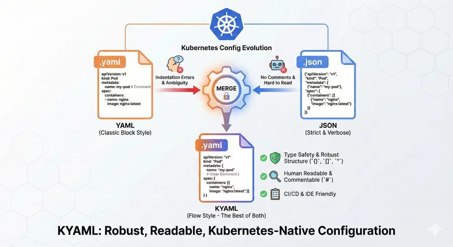 KYAML: Convergencia entre la robustez de JSON y la flexibilidad de YAML en Kubernetes